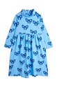 Mini Rodini sukienka dziecięca Bow wzorzyste niebieski 2475012460
