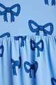 Детское платье Mini Rodini Bow голубой 2475012460