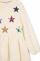 Хлопковое детское платье Desigual 24WGVK18 белый