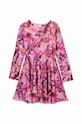 Dívčí šaty Desigual 24WGVK13 fialová AW24