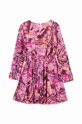 DÍVKA Dívčí šaty Desigual 24WGVK13 fialová