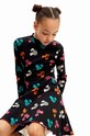Dívčí šaty Desigual MICKEY MOUSE mini černá 24WGVK12