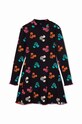 Dívčí šaty Desigual MICKEY MOUSE 24WGVK12 černá AW24