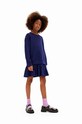 Desigual rochie din bumbac pentru copii mini bleumarin 24WGVK01