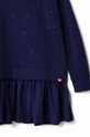 Desigual vestito di cotone bambina blu navy 24WGVK01