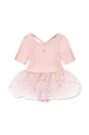 Dievčenské šaty Konges Sløjd BALLERINA DRESS KS101401 ružová AW24