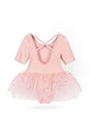 DÍVKA Dívčí šaty Konges Sløjd BALLERINA DRESS KS101401 růžová