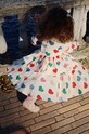 Konges Sløjd gyerek ruha ELIN FRILL DRESS GOTS KS101496