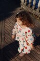 Konges Sløjd gyerek ruha ELIN FRILL DRESS GOTS KS101496