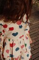 Konges Sløjd gyerek ruha ELIN FRILL DRESS GOTS KS101496