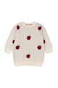 Хлопковое детское платье Konges Sløjd LAPIS KNIT DRESS длинный бежевый KS101553
