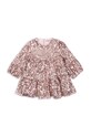 Dziewczynka Konges Sløjd sukienka dziecięca LILA SEQUINS DRESS KS101558 różowy
