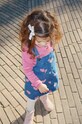 Konges Sløjd rochie din denim pentru copii MAGOT OVERALL DRESS GOTS mini albastru KS101588