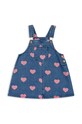Konges Sløjd rochie din denim pentru copii MAGOT OVERALL DRESS GOTS KS101588 albastru AW24