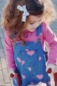 Konges Sløjd vestito jeans bambino/a MAGOT OVERALL DRESS GOTS KS101588