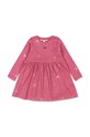 Šaty Konges Sløjd ROLI DRESS s elastanom ružová KS101654