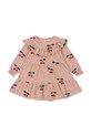 Хлопковое детское платье Konges Sløjd MALLI GLITTER DRESS GOTS длинный розовый KS101792