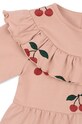 Dětské bavlněné šaty Konges Sløjd MALLI GLITTER DRESS GOTS růžová KS101792