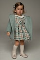 Mayoral rochie din amestec de lână pentru copii turcoaz 2903.4A.Baby.9BYH