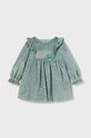 Mayoral sukienka dziecięca rozkloszowany zielony 2904.4A.Baby.9BYH
