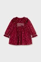 Mayoral sukienka dziecięca rozkloszowany bordowy 2904.4A.Baby.9BYH
