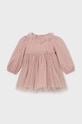Mayoral sukienka niemowlęca rozkloszowany różowy 2907.4B.Baby.9BYH