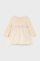 Mayoral rochie bebe 2909.4B.Baby.9BYH bej AW24