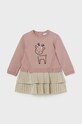 Детское платье Mayoral mini розовый 2911.4C.Baby.9BYH