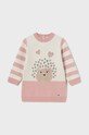 Haljina za bebe Mayoral pletivo roza 2918.4F.Baby.9BYH