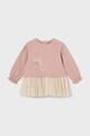 Dívčí šaty Mayoral mini růžová 2919.4G.Baby.9BYH