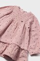 Дитяча бавовняна сукня Mayoral 2925.4J.Baby.9BYH рожевий AW24