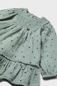 Дитяча бавовняна сукня Mayoral 2925.4J.Baby.9BYH бірюзовий AW24