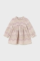 Dievčenské šaty Mayoral s elastanom ružová 2926.4K.Baby.9BYH