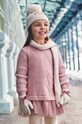 Mayoral sukienka dziecięca tkanina różowy 4918.6C.Mini.9BYH
