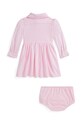 Dětské bavlněné šaty Polo Ralph Lauren 310877763004 růžová AW24