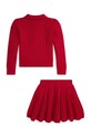 Девочка Детский свитер и юбка Polo Ralph Lauren 312950779001 красный