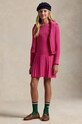 Dievčenské šaty Polo Ralph Lauren pletenina ružová 313950782001