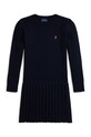 Polo Ralph Lauren sukienka dziecięca bawełna granatowy 313950782002