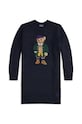 Παιδικό βαμβακερό φόρεμα Polo Ralph Lauren 313950801001 σκούρο μπλε AW24