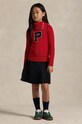Детска рокля Polo Ralph Lauren еластичен червен 313950816001