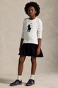 Polo Ralph Lauren vestito bambina mini bianco 313950935001