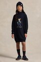Dívčí šaty Polo Ralph Lauren mini námořnická modř 313952155001