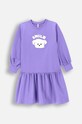 Coccodrillo sukienka dziecięca z elastanem fioletowy ZC4129102AGK