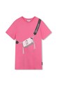 Хлопковое детское платье Marc Jacobs короткий фиолетовой W60230.86.108