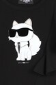 Dievča Dievčenské šaty Karl Lagerfeld Z30181.114.150 čierna