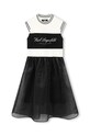 Dievčenské šaty Karl Lagerfeld látka čierna Z30190.102.108