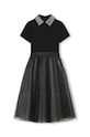 Παιδικό φόρεμα Karl Lagerfeld Z30194.102.108 μαύρο AW24