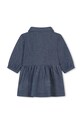 BOSS rochie din denim pentru bebeluși J51080.71.81 albastru AW24