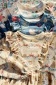 Konges Sløjd rochie fete BASIC FRILL DRESS GOTS KS101889