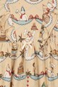 Konges Sløjd rochie fete BASIC FRILL DRESS GOTS bej KS101889